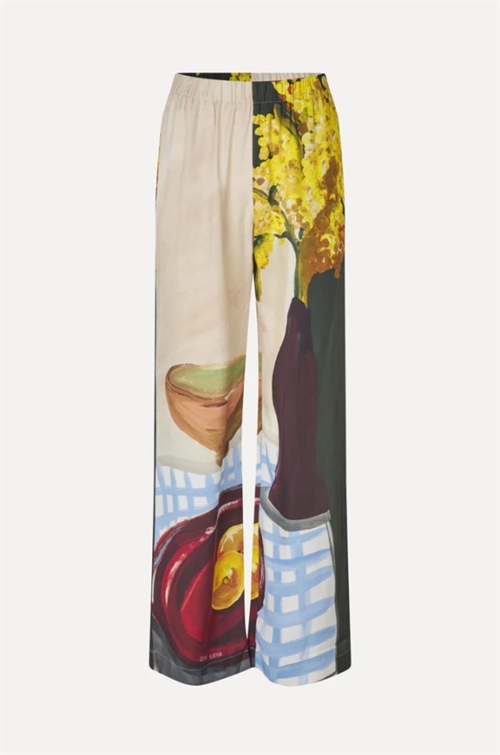 STINE GOYA ELASTICATED LONG PANTS LEMONS ON A PLATE